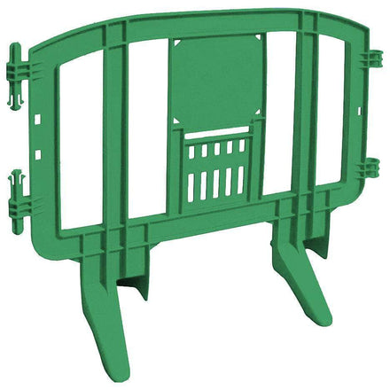 Green Minit 4 Ft. Interlocking Plastic Barricade