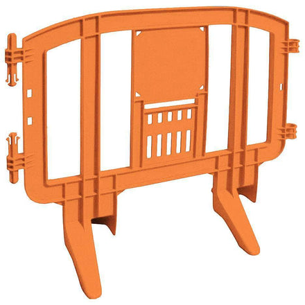Orange Minit 4 Ft. Interlocking Plastic Barricade