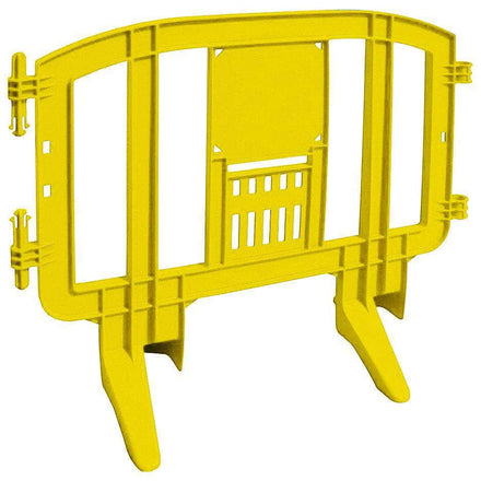 Yellow Minit 4 Ft. Interlocking Plastic Barricade