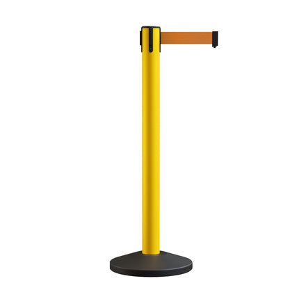 Safety Retractable Belt Barrier Stanchion, 16 Ft. Belt - CCW Series RBB-150