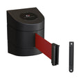 CCW Series WMB-230- Wall Mounted Retractable Belt Barrier With Black Fixed ABS Case- 20, 25 & 30 Ft. Belts