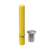 Removable Bollard with Embedment Sleeve - Trafford Industrial