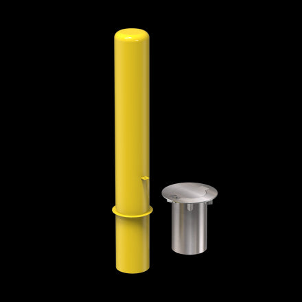 Removable Bollard with Embedment Sleeve - Trafford Industrial