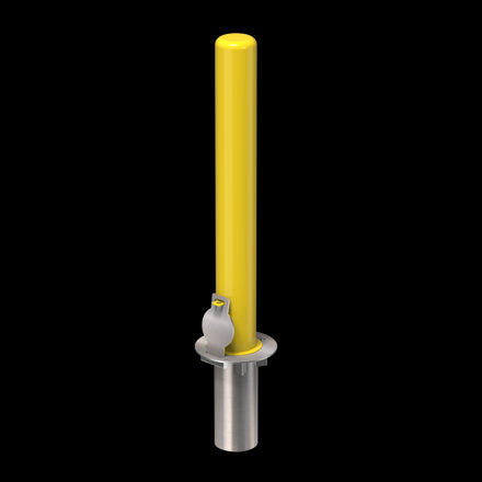 Removable Bollard with Embedment Sleeve - Trafford Industrial