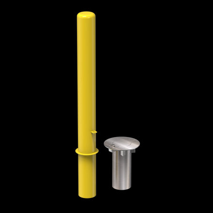 Removable Bollard with Embedment Sleeve - Trafford Industrial