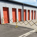 Metal Expandable Barricade, 16 Ft. and 11 Ft - Trafford Industrial