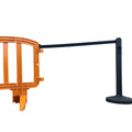 Movit Interlocking Plastic Pedestrian Barricade, 6.5 Ft.