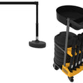 PLUS Cart Package with Tray Set of 5 Banner Stakes with 15 ft Belts