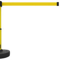 Banner Stakes PLUS Line Stanchion with 15 ft Belt Head, Stake, and Base