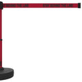 Banner Stakes PLUS Line Stanchion with 15 ft Belt Head, Stake, and Base