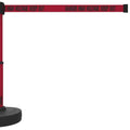 Banner Stakes PLUS Line Stanchion with 15 ft Belt Head, Stake, and Base