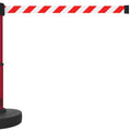 Banner Stakes PLUS Line Stanchion with 15 ft Belt Head, Stake, and Base