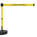 Banner Stakes PLUS Line Stanchion with 15 ft Belt Head, Stake, and Base