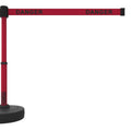 Banner Stakes PLUS Line Stanchion with 15 ft Belt Head, Stake, and Base