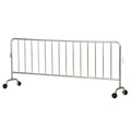 Crowd Control Interlocking Barricades - Galvanized Finish