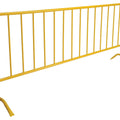 Crowd Control Interlocking Barricades - Powder Coat Safety Yellow Finish