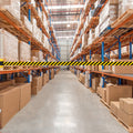 CCW Series WMB-230- Wall Mounted Retractable Belt Barrier With Yellow Fixed ABS Case- 20, 25 & 30 Ft. Belts
