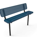 Player's Park Bench with Back - Circular Pattern