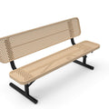 Player's Park Bench with Back - Circular Pattern