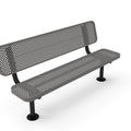 Player's Park Bench with Back - Circular Pattern