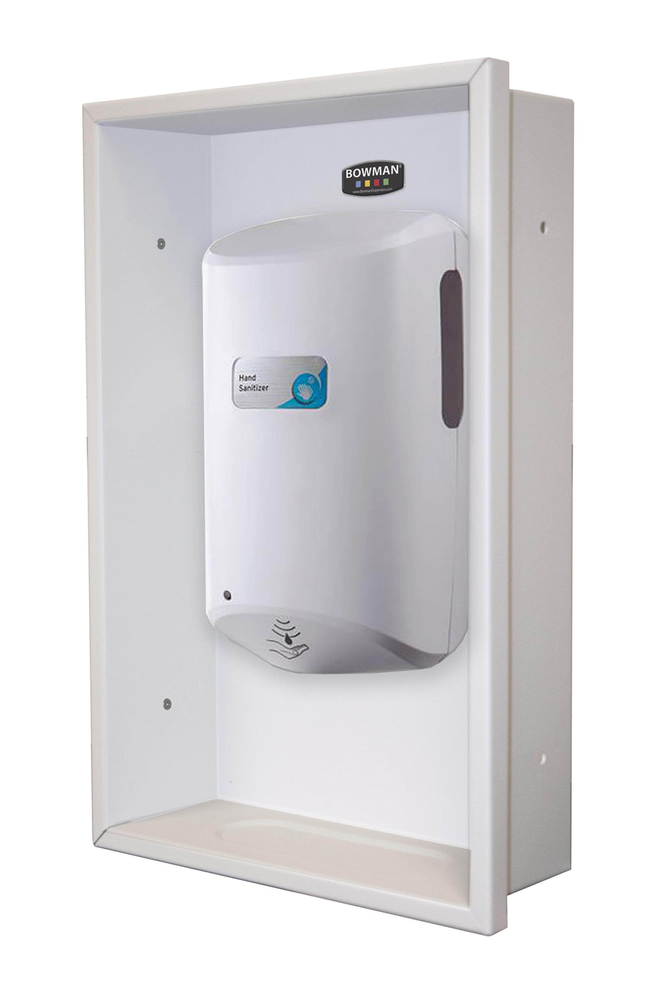 Semi-Recessed Hand Sanitizer Dispenser