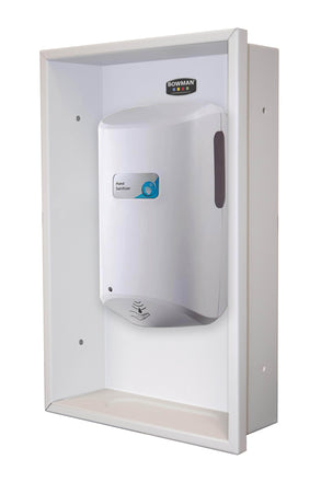 Semi-Recessed Hand Sanitizer Dispenser
