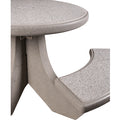Four Bench Round Concrete Picnic Table