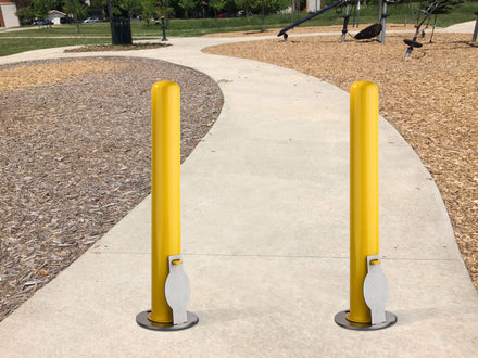 Removable Bollard with Embedment Sleeve - Trafford Industrial