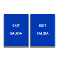 2-Sided Sign - 'EXIT/SALIDA'