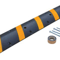 Molded Rubber Speed Bump With Stripes