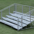 Galvanized Steel Elevated Bleachers - 5, 10, 15 Rows