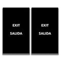2-Sided Sign - 'EXIT/SALIDA'