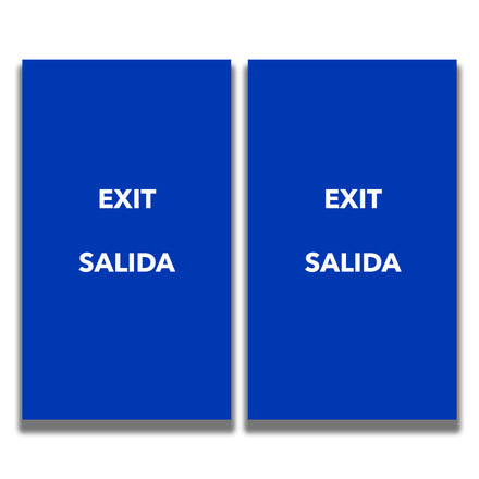 2-Sided Sign - 'EXIT/SALIDA'