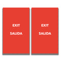 2-Sided Sign - 'EXIT/SALIDA'