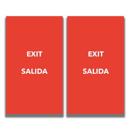 2-Sided Sign - 'EXIT/SALIDA'