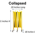 Metal Expandable Barricade, 16 Ft. and 11 Ft - Trafford Industrial