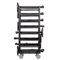 Horizontal Post Storage Cart - 24 Posts