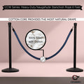Heavy-Duty Naugahyde Hanging Ropes for Stanchion Posts - Montour Line