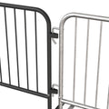 Economy Steel Barricade, Lightweight, Pre-Galvanized, 6.5 Ft. - Angry Bull Barricades