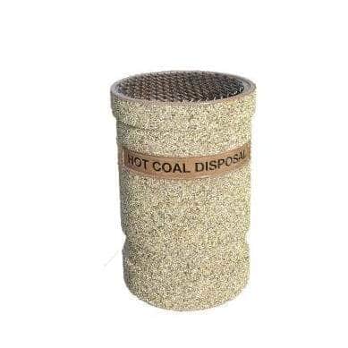 Hot Coal Disposal Container - 53 Gallon Capacity