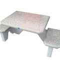 Two Bench ADA Accessible Square Concrete Picnic Table