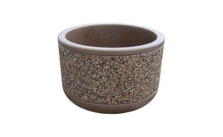 Form Basic Large Round Concrete Planter