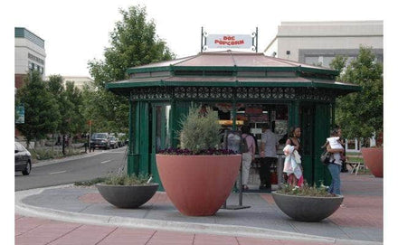 Oversized Large Concrete Bowl Planter for sale