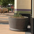 Round Large Concrete Planter - 48 in x 30 in.