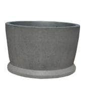 Round Large Concrete Planter - 48 in x 30 in.