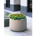 Modern Medium Round Concrete Planter - 48 in. x 36 in.