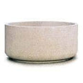 Low Profile Large Round Concrete Bowl Planter with Leveling Ring - 72 in. X 36 in.