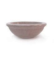 Large round dish outdoor concrete planters for sale