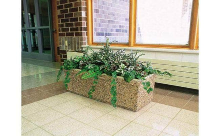 Rectangular concrete planter for sale optimal for indoor or outdoor use