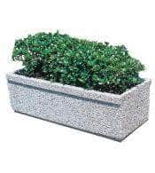 Rectangular concrete planter for sale optimal for indoor or outdoor use